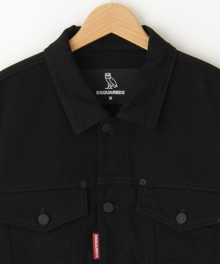DSQUARED2(ディースクエアード) ブラックデニムジャケット DSQUARED2(ディースクエアード) ブラックデニムジャケット