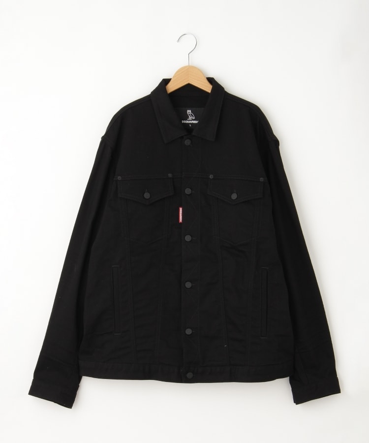 DSQUARED2(ディースクエアード) ブラックデニムジャケット DSQUARED2(ディースクエアード) ブラックデニムジャケット