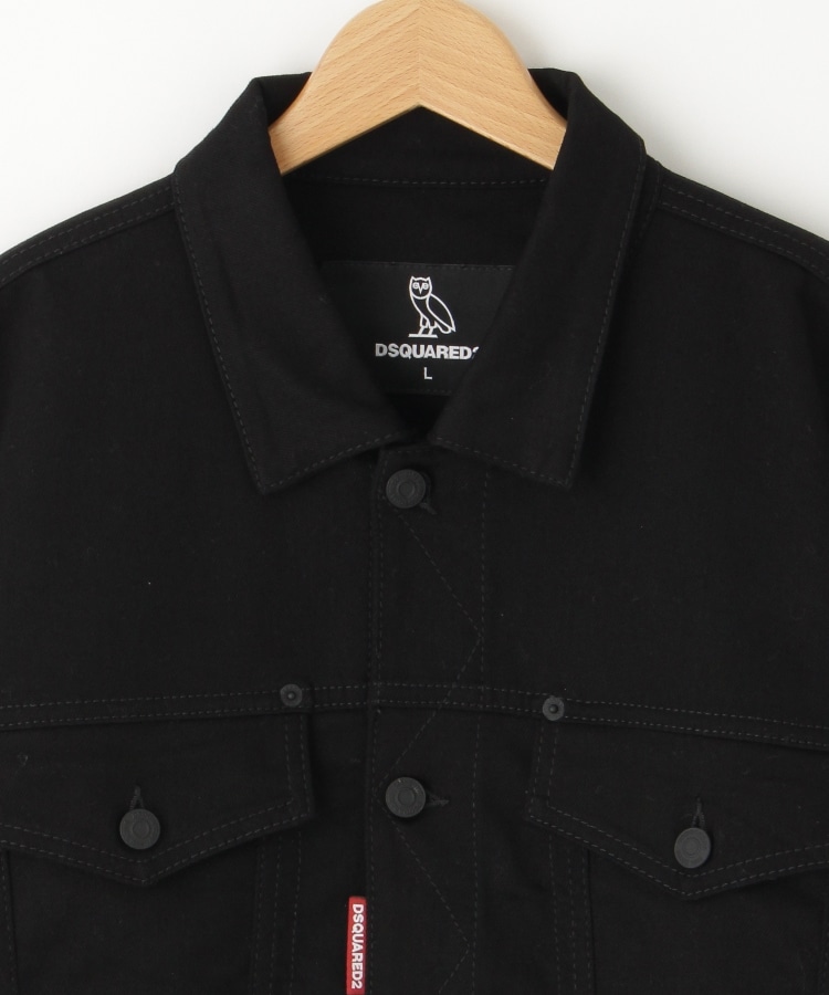 DSQUARED2(ディースクエアード) ブラックデニムジャケット DSQUARED2(ディースクエアード) ブラックデニムジャケット