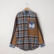 オフプライスストア(メンズ)(OFF PRICE STORE(Mens))のDSQUARED2(ディースクエアード) コンビロングスリーブシャツ ブルー(092)