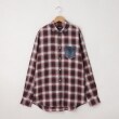 オフプライスストア(メンズ)(OFF PRICE STORE(Mens))のDSQUARED2(ディースクエアード) デニムポケットチェックシャツ レッド(063)