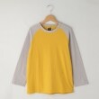 オフプライスストア(メンズ)(OFF PRICE STORE(Mens))のMIL-SPEC（ミルスペック） 配色ラグラン8分袖 イエロー(956)