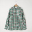 オフプライスストア(メンズ)(OFF PRICE STORE(Mens))のcoen（コーエン） ツイルチェックワークシャツ グリーン(996)