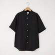 オフプライスストア(メンズ)(OFF PRICE STORE(Mens))のcoen（コーエン） 【吸水速乾機能付き】パナマバンドカラー半袖シャツ チャコールグレー(013)