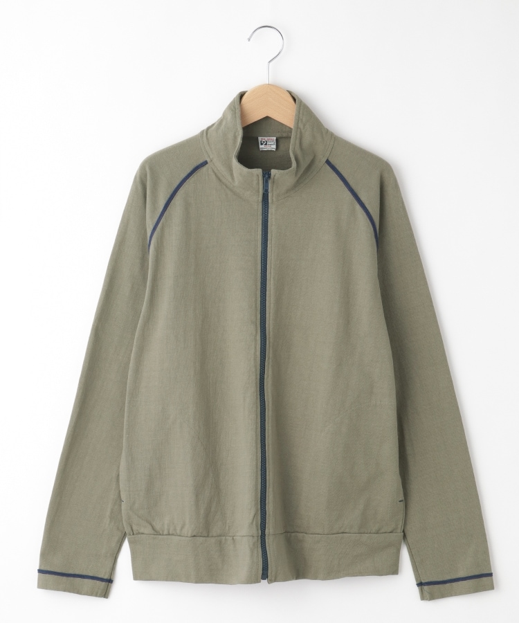 オフプライスストア(メンズ)(OFF PRICE STORE(Mens))のMIL-SPEC（ミルスペック） 配色ライン入りジップスウェット カーキ(012)