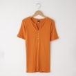 オフプライスストア(メンズ)(OFF PRICE STORE(Mens))のMIL-SPEC（ミルスペック） YネックリブTシャツ オレンジ(440)