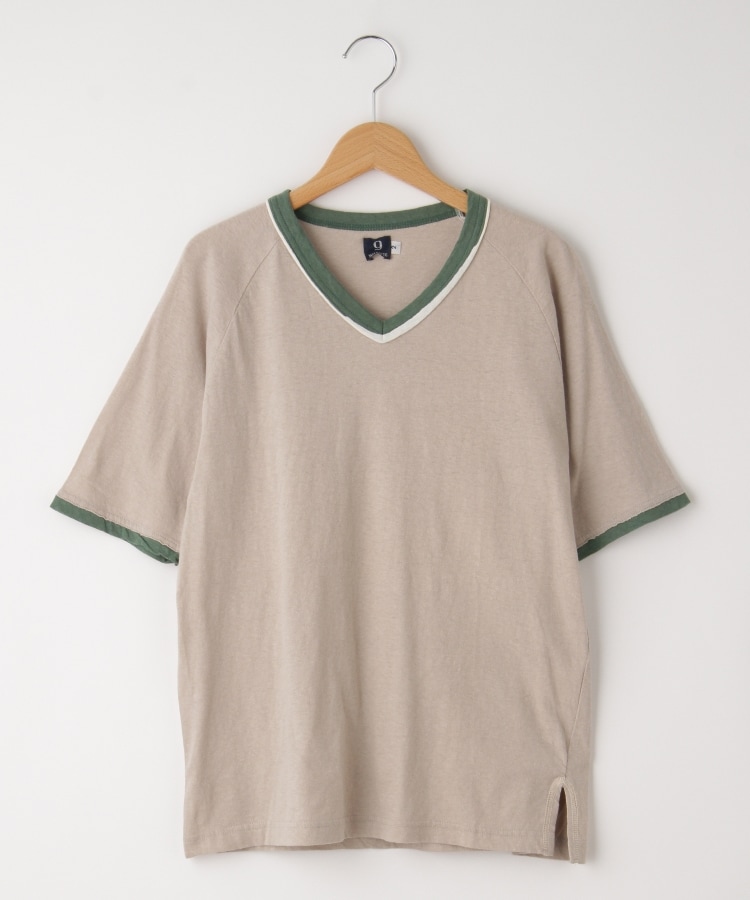 オフプライスストア(メンズ)(OFF PRICE STORE(Mens))のMIL-SPEC（ミルスペック） 配色テープ使いVネックTシャツ1