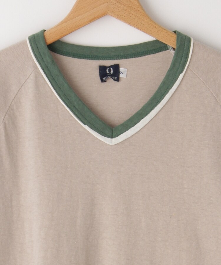 オフプライスストア(メンズ)(OFF PRICE STORE(Mens))のMIL-SPEC（ミルスペック） 配色テープ使いVネックTシャツ3
