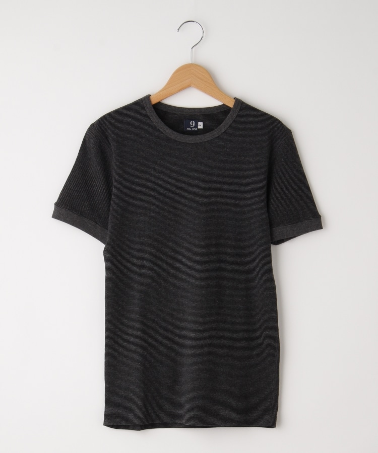 オフプライスストア(メンズ)(OFF PRICE STORE(Mens))のMIL-SPEC（ミルスペック） ボーダー丸首Ｔシャツ ブラック(019)