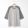 オフプライスストア(メンズ)(OFF PRICE STORE(Mens))のMIL-SPEC（ミルスペック） 杢柄ラグランＴシャツ グレー(203)