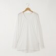 オフプライスストア(メンズ)(OFF PRICE STORE(Mens))のHeal Creek（ヒールクリーク） ロゴ入り長袖インナー ホワイト(004)
