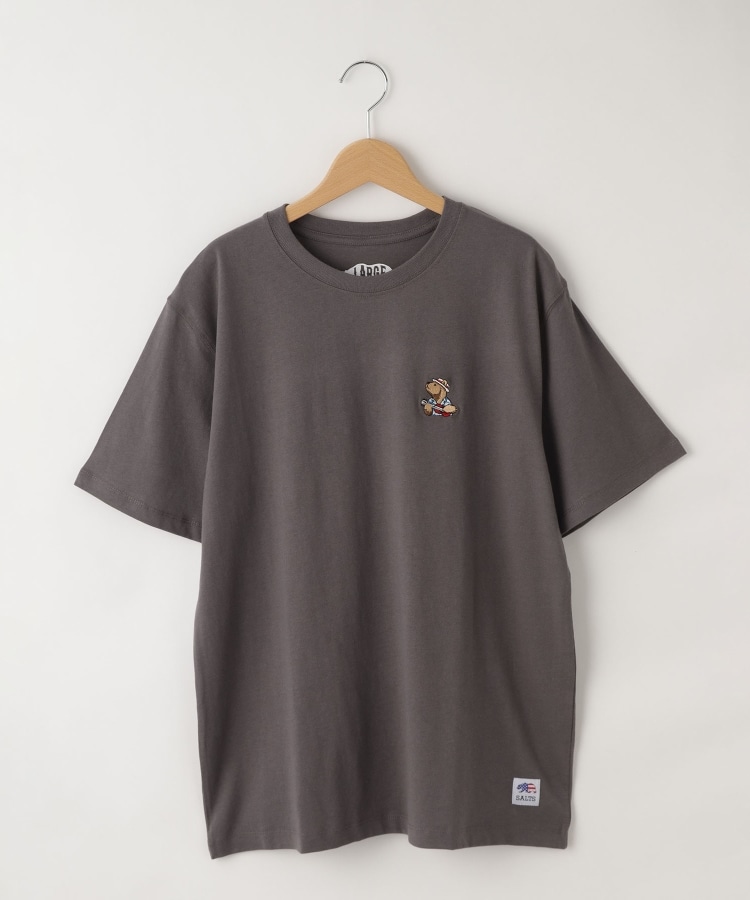 オフプライスストア(メンズ)(OFF PRICE STORE(Mens))のSALTS（ソルツ） ギターベアー刺しゅうTシャツ チャコールグレー(014)