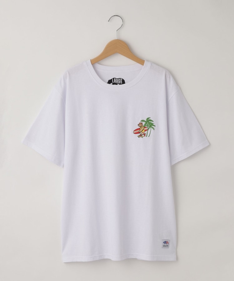オフプライスストア(メンズ)(OFF PRICE STORE(Mens))のSALTS（ソルツ） メガネベアー刺しゅうTシャツ ホワイト(001)