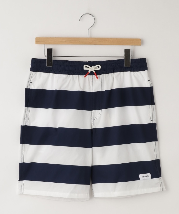オフプライスストア(メンズ)(OFF PRICE STORE(Mens))のroial（ロイアル） ポケット付きボーダーショートパンツ【SALE/アウトドア/スポーティースタイル/リゾート/水着】 ブルー(093)