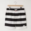 オフプライスストア(メンズ)(OFF PRICE STORE(Mens))のroial（ロイアル） ポケット付きボーダーショートパンツ【SALE/アウトドア/スポーティースタイル/リゾート/水着】 ブラック(019)