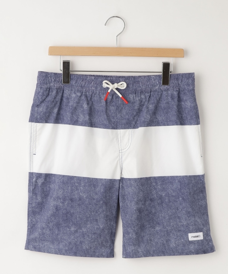 オフプライスストア(メンズ)(OFF PRICE STORE(Mens))のroial（ロイアル） ポケット付きワイドボーダーパンツ　【SALE/アウトドア/リゾート/水着】 ブルー(093)