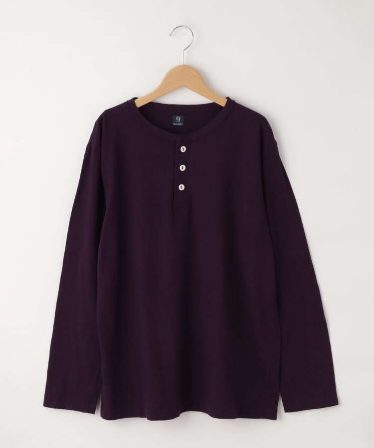 オフプライスストア(メンズ)(OFF PRICE STORE(Mens))のMIL-SPEC（ミルスペック） ヘンリーネック長袖シャツ パープル(082)