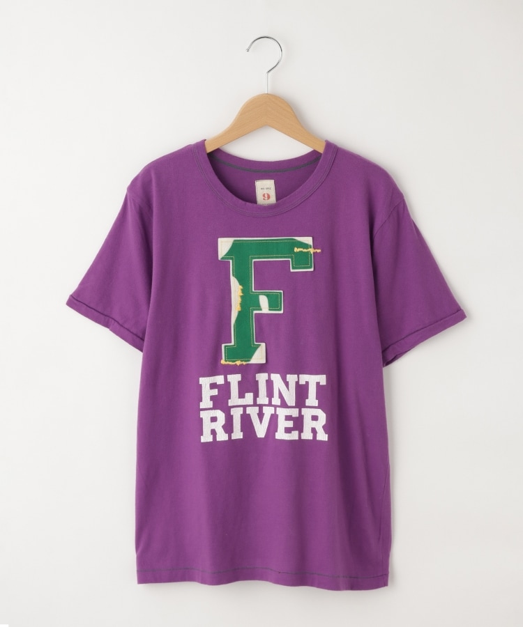 オフプライスストア(メンズ)(OFF PRICE STORE(Mens))のMIL-SPEC（ミルスペック） 「F」モチーフ半袖Tシャツ パープル(082)
