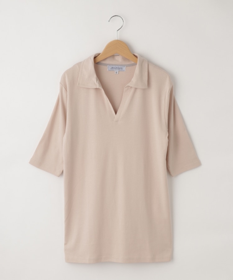オフプライスストア(メンズ)(OFF PRICE STORE(Mens))のMIL-SPEC（ミルスペック） 5分袖ポロシャツ　【SALE/きれめカジュアル/デイリー/クールビズ】 ピンク(072)