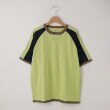 オフプライスストア(メンズ)(OFF PRICE STORE(Mens))のMIL-SPEC（ミルスペック） 配色ラグラン半袖シャツ（ライム） ミントグリーン(021)