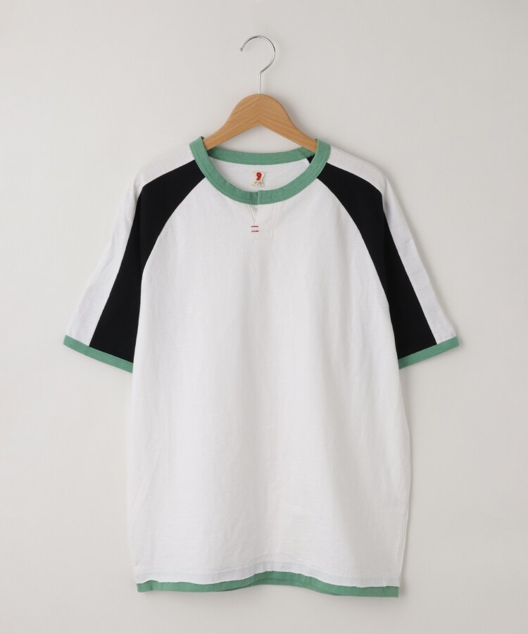 オフプライスストア(メンズ)(OFF PRICE STORE(Mens))のMIL-SPEC（ミルスペック） 配色ラグラン半袖シャツ（WT）1