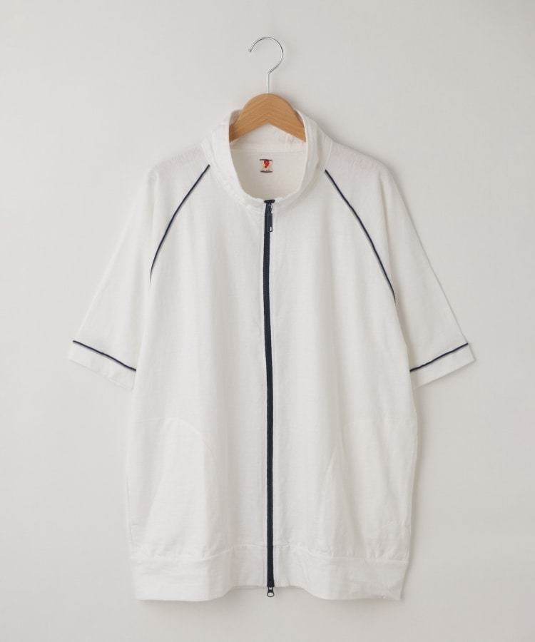 オフプライスストア(メンズ)(OFF PRICE STORE(Mens))のMIL-SPEC（ミルスペック） ポケット付き半袖ジップカットソー ホワイト(001)