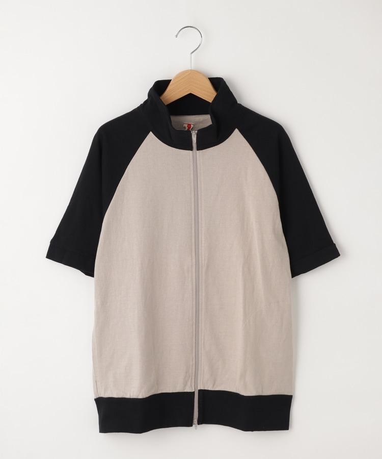 オフプライスストア(メンズ)(OFF PRICE STORE(Mens))のMIL-SPEC（ミルスペック） ポケット付き配色ラグラン半袖カットソー ブラック(019)