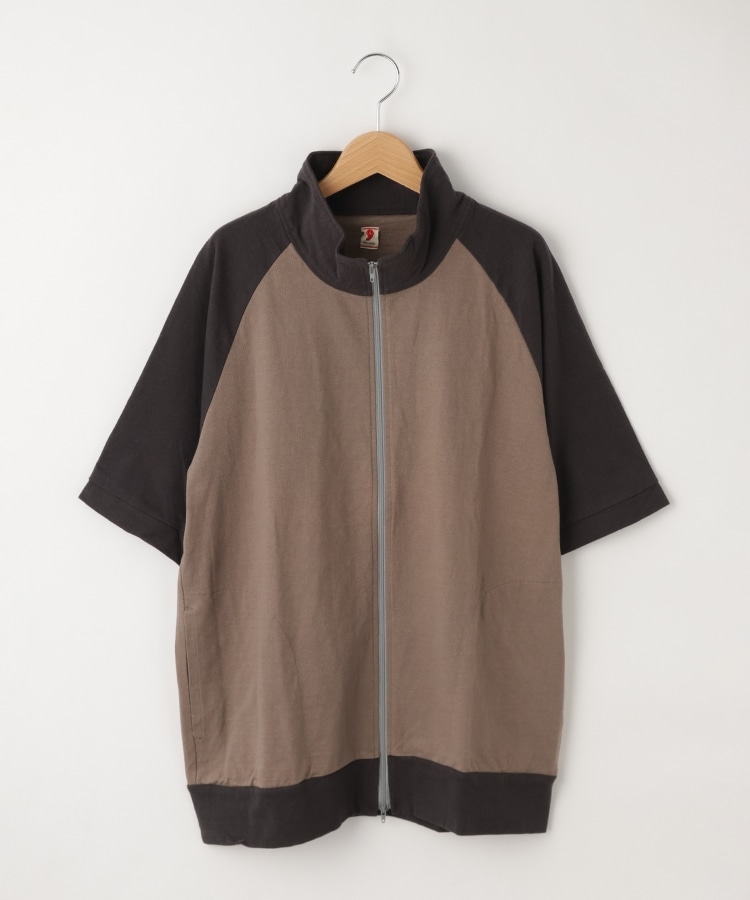 オフプライスストア(メンズ)(OFF PRICE STORE(Mens))のMIL-SPEC（ミルスペック） ポケット付き配色ラグラン半袖カットソー チャコールグレー(027)