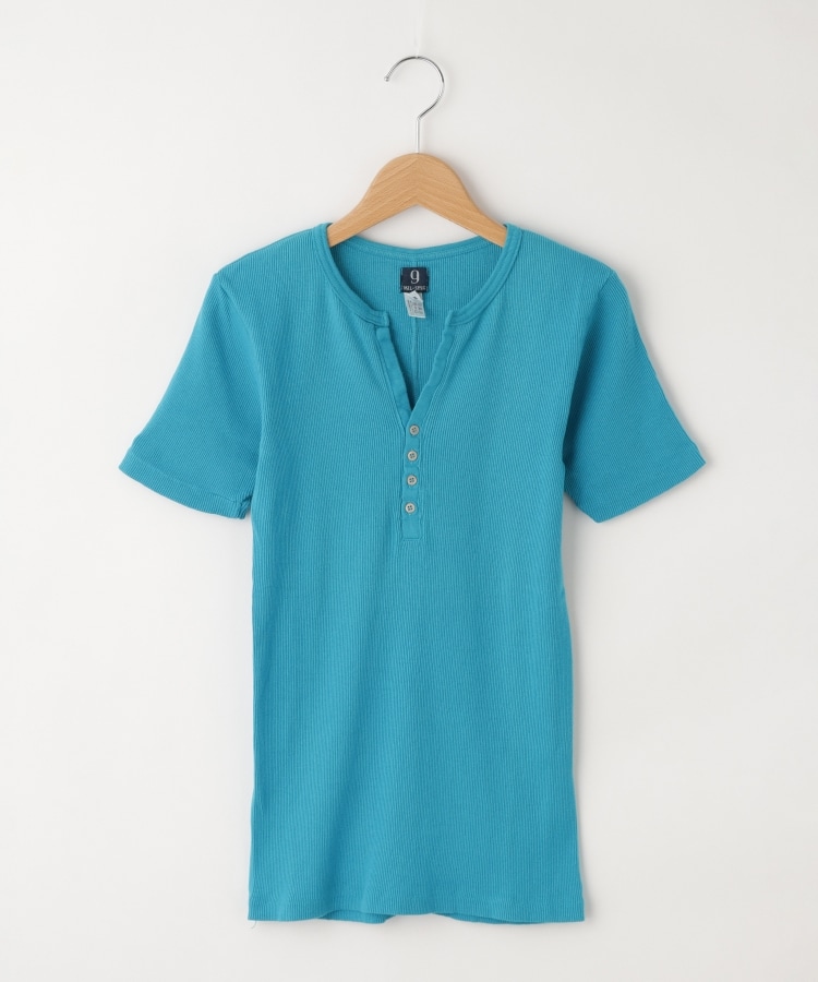 オフプライスストア(メンズ)(OFF PRICE STORE(Mens))のMIL-SPEC（ミルスペック） 前ボタンリブ半袖カットソー ブルー(092)