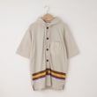 オフプライスストア(メンズ)(OFF PRICE STORE(Mens))のMIL-SPEC（ミルスペック） 前ボタンコンビ半袖パーカー ベージュ(043)