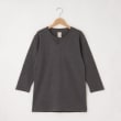 オフプライスストア(メンズ)(OFF PRICE STORE(Mens))のMIL-SPEC（ミルスペック） スキッパー杢柄7分袖シャツ チャコールグレー(013)
