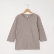 オフプライスストア(メンズ)(OFF PRICE STORE(Mens))のMIL-SPEC（ミルスペック） スキッパー杢柄7分袖シャツ チャコールグレー(013)