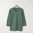オフプライスストア(メンズ)(OFF PRICE STORE(Mens))のMIL-SPEC（ミルスペック） Vネック8分袖シャツ グリーン(027)