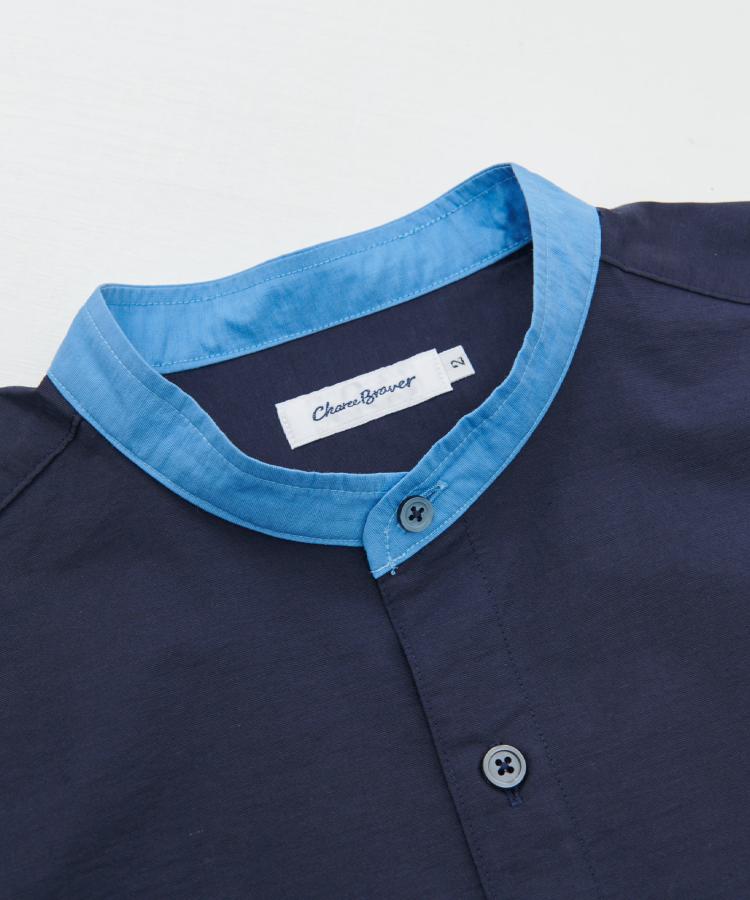 オフプライスストア(メンズ)(OFF PRICE STORE(Mens))のcharee braver（チャーリーブレイバー） 配色バンドカラーシャツ9