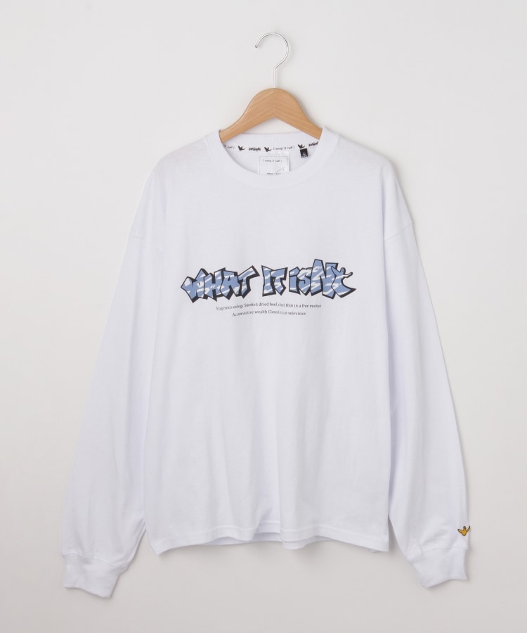オフプライスストア(メンズ)(OFF PRICE STORE(Mens))のWhat it isNT（ワットイットイズント） ロゴスウェット【SALE/セール/カジュアル/デイリー/トレンド/ストリート/ユニセックス】1