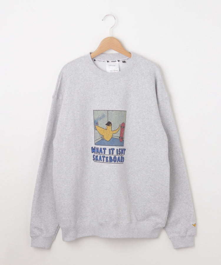 オフプライスストア(メンズ)(OFF PRICE STORE(Mens))のWhat it isNT（ワットイットイズント） ロゴスウェット【SALE/セール/カジュアル/デイリー/トレンド/ストリート/ユニセックス】1