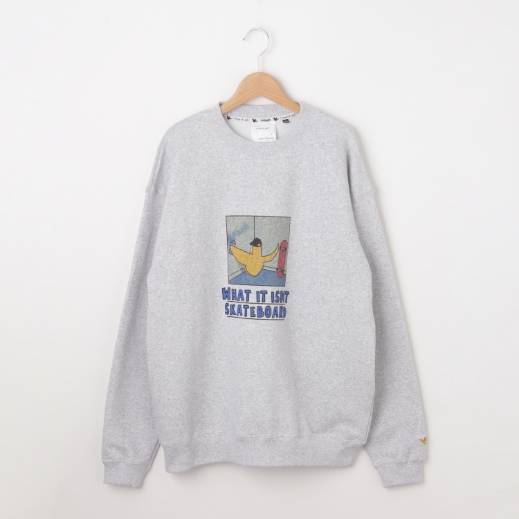 オフプライスストア(メンズ)(OFF PRICE STORE(Mens))のWhat it isNT（ワットイットイズント） ロゴスウェット【SALE/セール/カジュアル/デイリー/トレンド/ストリート/ユニセックス】 スウェット・トレーナー