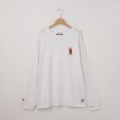 オフプライスストア(メンズ)(OFF PRICE STORE(Mens))のSALTS（ソルツ） ベアーワッペンロンT【SALE/セール/カジュアル/デイリー/トレンド/ストリート/スポーティースタイル】 ホワイト(001)