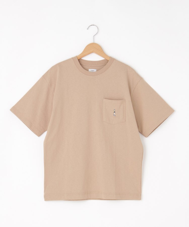 オフプライスストア(メンズ)(OFF PRICE STORE(Mens))のcoen（コーエン） ワンポイントアメトラ刺繍Tシャツ【SALE/セール/カジュアル/デイリー/トレンド】1