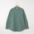 オフプライスストア(メンズ)(OFF PRICE STORE(Mens))のcoen（コーエン） リネンミックスバンドカラーシャツ【SALE/セール/カジュアル/デイリー/トレンド/きれいめカジュアル】 ダークグリーン(502)