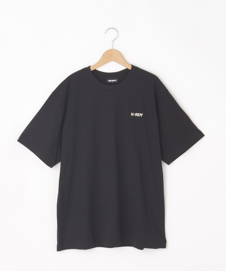 オフプライスストア(メンズ)(OFF PRICE STORE(Mens))のNERDY（ノルディ） BLENK SMALL LOGO S/S T-SHIRT【SALE/セール/カジュアル/デイリー/トレンド/ストリート/Tシャツ】 ブラック(019)