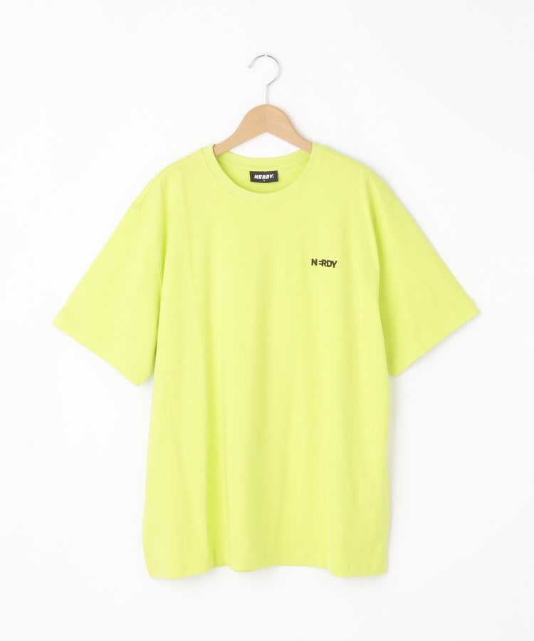 オフプライスストア(メンズ)(OFF PRICE STORE(Mens))のNERDY（ノルディ） BLENK SMALL LOGO S/S T-SHIRT【SALE/セール/カジュアル/デイリー/トレンド/ストリート/Tシャツ】 ミントグリーン(021)