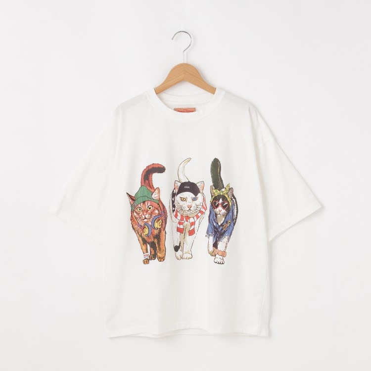 オフプライスストア(メンズ)(OFF PRICE STORE(Mens))のCORISCO（コリスコ） アメリカンキャットプリントTシャツ Ｔシャツ