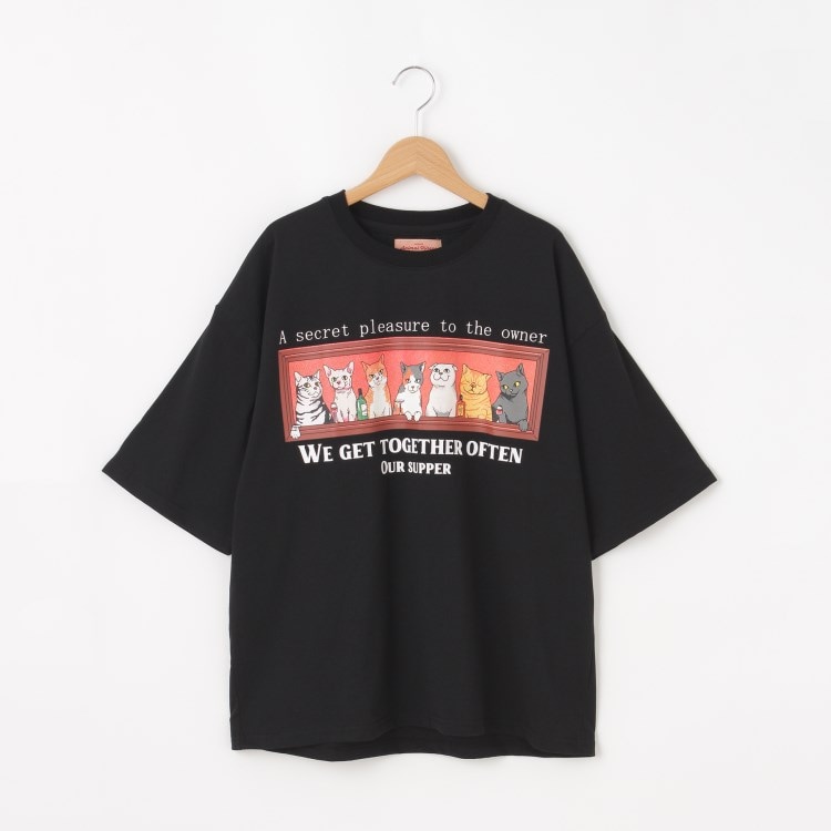 オフプライスストア(メンズ)(OFF PRICE STORE(Mens))のCORISCO（コリスコ） キャットプリントTシャツ Ｔシャツ