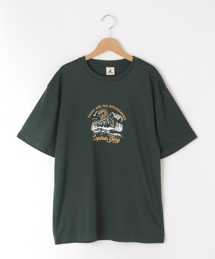 HALHAM oversize raglan sleeve print T-shirt/オーバーサイズ
