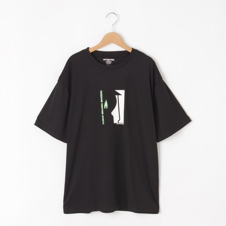 オフプライスストア(メンズ)(OFF PRICE STORE(Mens))のCAPTAIN STAG（キャプテンスタッグ） 吸汗速乾ロゴTシャツ【SALE/セール/オフプライス/カジュアル/デイリー/トレンド/スポーティースタイル/ユニセックス】 Ｔシャツ