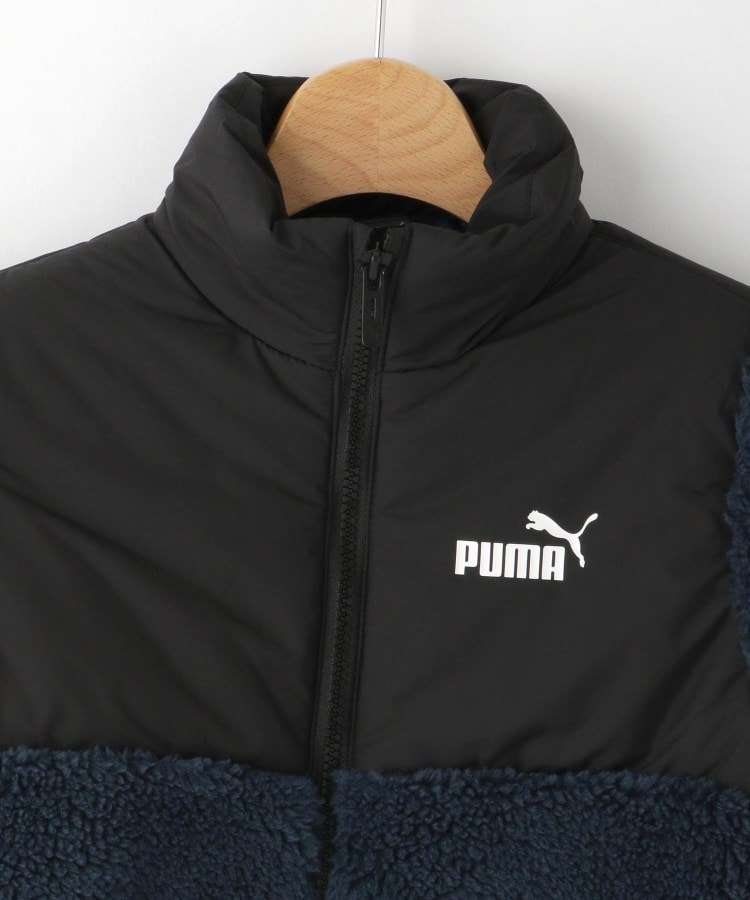 PUMA バイカラーボアジップジャンパー(ブルゾン/ジャンバー PUMA バイカラーボアジップジャンパー(ブルゾン/ジャンバー