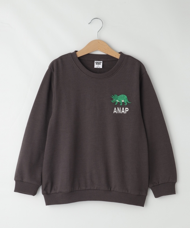 オフプライスストア(キッズ)(OFF PRICE STORE(Kids))のANAP KIDS（アナップキッズ） 刺繍入りトレーナー スミクロ(018)