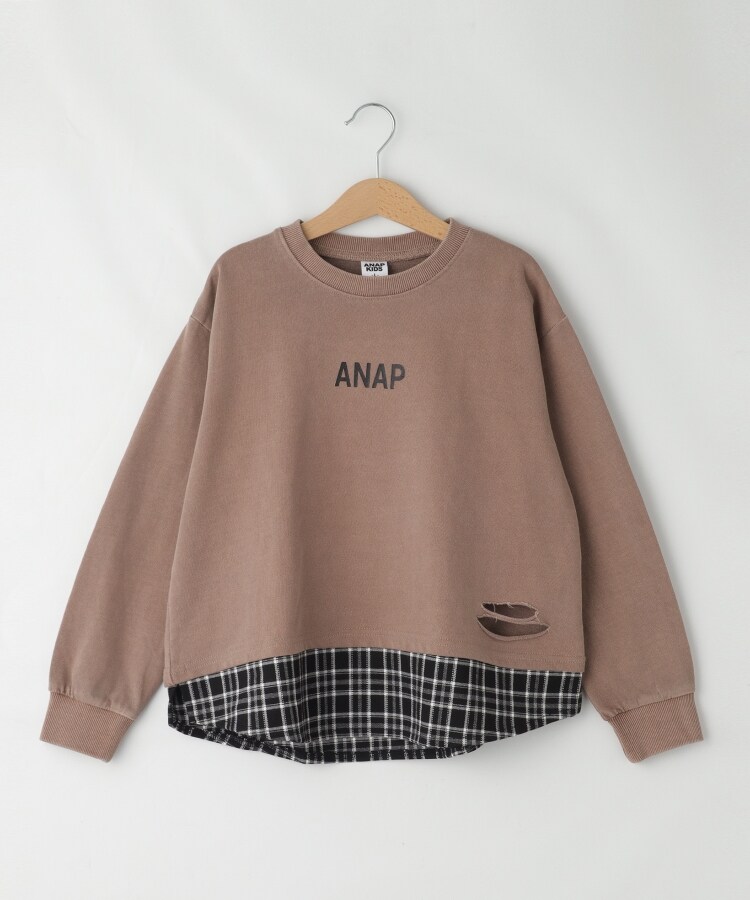 オフプライスストア(キッズ)(OFF PRICE STORE(Kids))のANAP KIDS（アナップキッズ） 裾切り替えダメージプルオーバー1