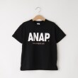 オフプライスストア(キッズ)(OFF PRICE STORE(Kids))のANAP KIDS（アナップキッズ） ロゴTシャツ ブラック(019)